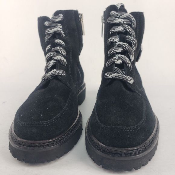 AQUATALIA Women's Mayra Boot Black Size 5 Weatherproof Lace-Up Quilted - Picture 5 of 12